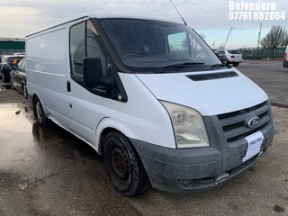 NOTE: ATF Registered Buyers ONLY - Location: BELVEDERE - 2010 FORD TRANSIT 85 T260M FWD 	 PANEL VAN REG: YR60RNA, 2198cc DIESEL, 5 SPEED MANUAL DIESEL, Former Keepers: 3, Keys: No