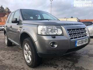 Location: Nottingham - 2008 LAND ROVER FREELANDER Estate REG: VX58HDV, Keys: No, MOT Expiry date: 23/10/2025, 2197 Diesel, 6 speed manual, Former Keepers: 5