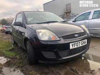 Location: Mitcham - 2007 FORD FIESTA SILVER 3 Door Hatchback REG: YF07GHA, Keys: No, MOT Expiry date: 26/06/2024, 1242 Petrol, 5 Speed Manual Petrol, Former Keepers: 5