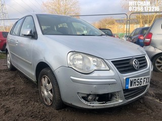 Location: Mitcham - 2006 VOLKSWAGEN POLO S 64 5 Door Hatchback REG: WR56FXX, Keys: No, MOT Expiry date: 28/08/2024, 1198 Petrol, 5 Speed Manual Petrol, Former Keepers: 5