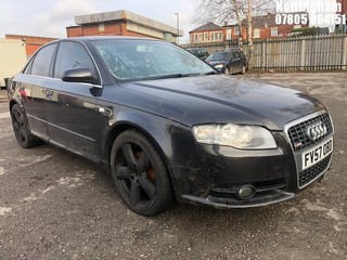 Location: Nottingham - 2007 AUDI A4 S LINE TDI 140 AUTO 4 Door Saloon REG: FV57OBD, Keys: No, MOT Expiry date: 07/02/2025, 1968 Diesel, Variable 1 Speed Auto Diesel, Former Keepers: 6