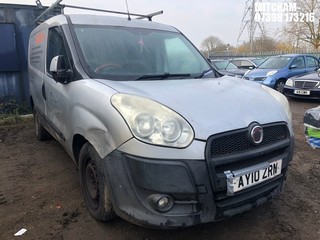 Location: Mitcham - 2010 FIAT DOBLO SX MULTIJET Car Derived Van REG: AY10ZRN, Keys: No, MOT Expiry date: 29/11/2024, 1598 Diesel, 6 Speed Manual Diesel, Former Keepers: 7