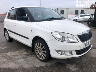 Location: Nottingham - 2010 SKODA FABIA ELEGANCE TDI CR 90 5 Door Hatchback REG: PF10BXS, Keys: No, MOT Expiry date: 04/08/2024, 1598 Diesel, 5 Speed Manual Diesel, Former Keepers: 3