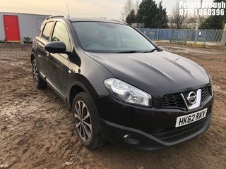 Location: Peterborough - 2013 NISSAN  QASHQAI N-TEC+ CVT 5 DOOR HATCHBACK REG: HK62RKV, 1598cc PETROL, VARIABLE SPEED AUTO PETROL, Former Keepers: 2, Keys: Required, MOT Expiry date: 23/12/2025