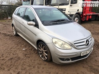 Location: Peterborough - 2007 MERCEDES B200 CDI SE CVT MPV REG: KX57YJH, Keys: No, MOT Expiry date: 10/10/2024, 1992 Diesel, Variable 1 Speed Auto Diesel, Former Keepers: 10