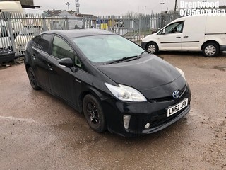 Location: BRENTWOOD - 2012 TOYOTA  PRIUS T3 VVT-I CVT 5 Door Hatchback REG: LM62JFN, 1791 Hybrid Electric, Variable 1 Speed Auto Petrol/E , Former Keepers: 7, Keys: No, MOT: Expiry date22/05/2025