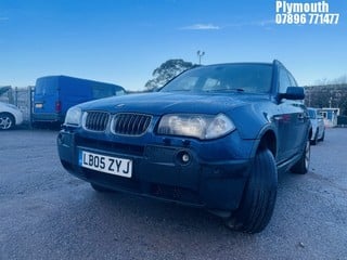 Location: Plymouth - 2005 BMW X3 SPORT AUTO Estate REG: LB05ZYJ, Keys: No, MOT Expiry date: 08/11/2024, 2979 Petrol, 5 Speed Auto Petrol, Former Keepers: 6