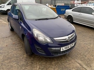 Location: Hull - 2014 VAUXHALL CORSA S ECOFLEX 3 Door Hatchback REG: LV64SZF, Keys: No, MOT Expiry date: 13/06/2025, 998 Petrol, 5 Speed Manual Petrol, Former Keepers: 8