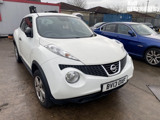 Location: Hull - 2013 NISSAN  JUKE VISIA 5 Door Hatchback REG: BV13OXF, Keys: No, MOT Expiry date: 19/09/2024, 1598 Petrol, 5 Speed Manual Petrol, Former Keepers: 4