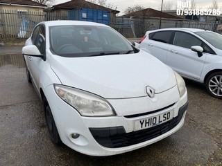 Location: Hull - 2010 RENAULT MEGANE DYNAMIQUE TTOM DCI 5 Door Hatchback REG: YH10LSD, Keys: No, MOT Expiry date: 12/01/2025, 1870 Diesel, 6 Speed Manual Diesel, Former Keepers: 7