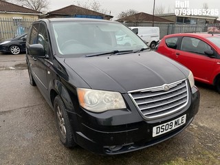 Location: Hull - 2009 CHRYSLER VOYAGER GRD TOURING CRD A MPV REG: DS09MLE, Keys: No, MOT Expiry date: 17/08/2024, 2777 Diesel, 6 Speed Auto Diesel, Former Keepers: 7