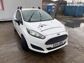 Location: Hull - 2014 FORD FIESTA ECONETIC TECH TDCI Car Derived Van REG: EX14DDU, Keys: No, MOT Expiry date: 08/04/2025, 1560 Diesel, 5 Speed Manual Diesel, Former Keepers: 2