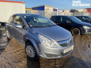 Location: Leeds - 2008 VAUXHALL  CORSA LIFE A/C 3 Door Hatchback REG: YX08XAR, Keys: No, MOT Expiry date: 18-07-2025, 998 Petrol, 5 Speed Manual Petrol, Former Keepers: 3