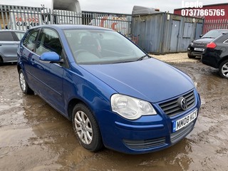 Location: Leeds - 2008 VOLKSWAGEN POLO SE 80 3 Door Hatchback REG: MM08KCY, Keys: No, MOT Expiry date: 19-02-2024, 1400 Petrol, 5 Speed Manual Petrol, Former Keepers: 4